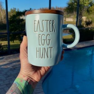 🐰Rae Dunn EASTER EGG HUNT Mug with Topper